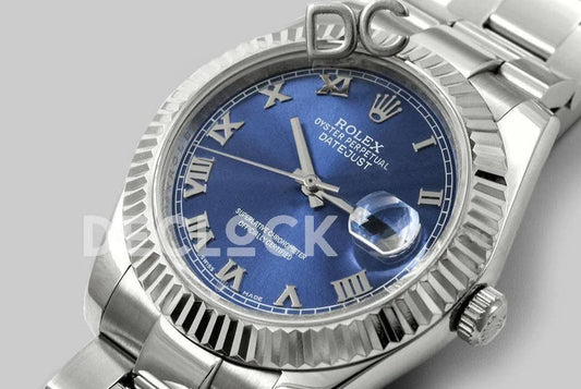 Replica Rolex Datejust II 36 116300 Blue Dial Roman Numerals | Declock.