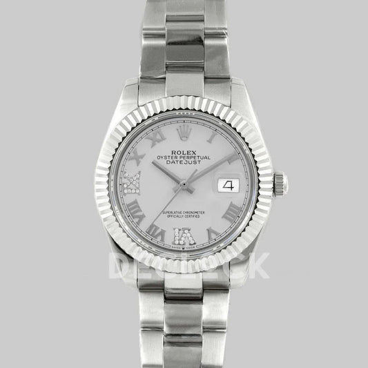 Replica Rolex Datejust II 36 116300 Silver Dial Roman/Diamond Markers | Declock.
