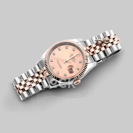 Replica Rolex Datejust II 36 116333 Yellow Gold Dial in Rose Gold /Steel with Diamond Markers |  Declock.