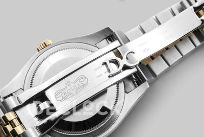 Replica Rolex Datejust II 36 116333 Yellow Gold Dial in Rose Gold /Steel with Diamond Markers