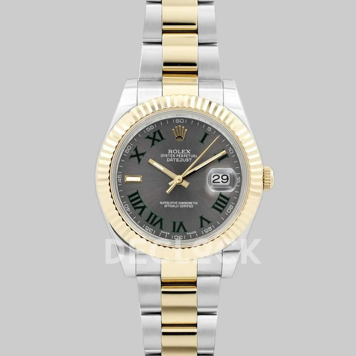 Replica Rolex Datejust II 36/41 126333 Silver Dial in with Roman Markers |  Declock.