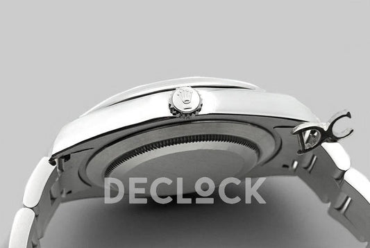 Replica Rolex Datejust II 41 116300 White Dial Stick Markers with Oyster Bezel | Declock.