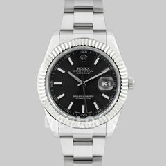 Replica Rolex Datejust II 41 126334 Black Dial Stick Markers