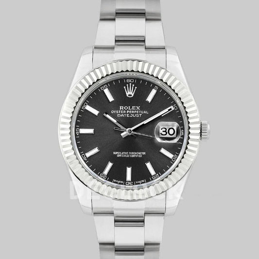 Replica Rolex Datejust II 41 126334 Gray Dial Stick Markers |  Declock.