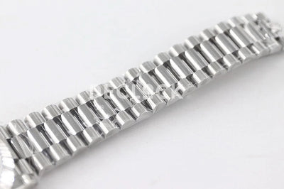 Replica Rolex Day-Date 36/40 228239 Meteorite Dial with Diamond Markers in White Gold