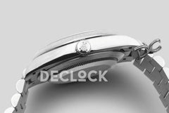 Replica Rolex Day-Date 40 228235 Black Dial in White Gold