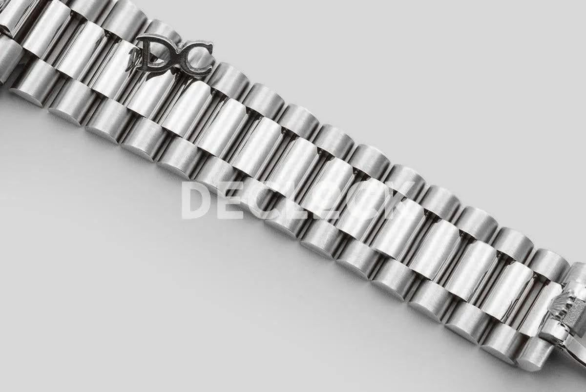 Replica Rolex Day-Date 40 228235 Black Dial in White Gold |  Declock.