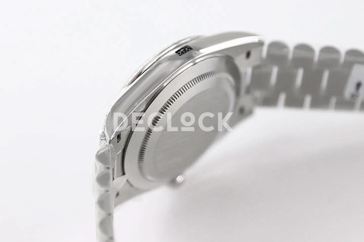 Replica Rolex Day-Date 40 228235 Blue Dial in White Gold with Roman Markers
