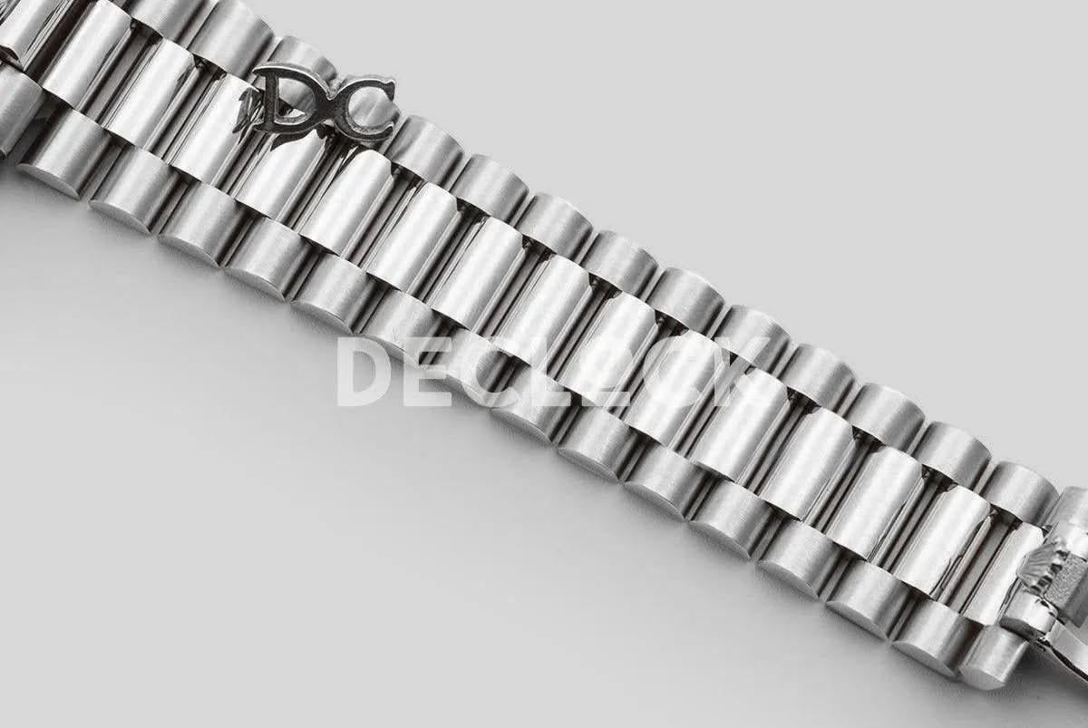 Replica Rolex Day-Date 40 228235 Green Dial in White Gold |  Declock.