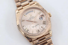 Replica Rolex Day-Date 40 228235 Rose Gold Dial in Rose Gold