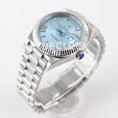 Replica Rolex Day-Date 40 228236 Blue Dial in Platinum