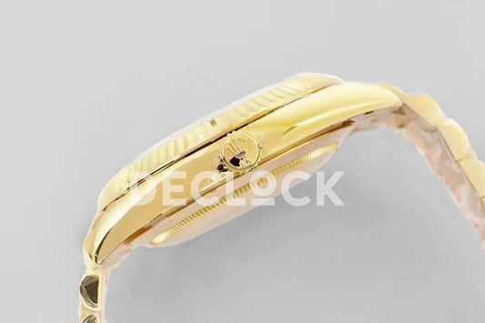 Replica Rolex Day-Date 40 228238 White Dial in Yellow Gold |  Declock.