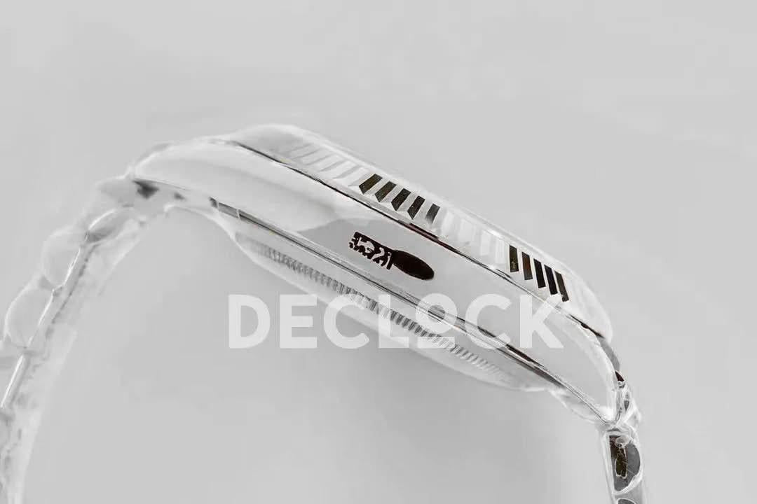 Replica Rolex Day-Date 40 White Gold Diamond Paved Rainbow |  Declock.