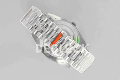 Replica Rolex Day-Date 40 White Gold Diamond Paved Rainbow