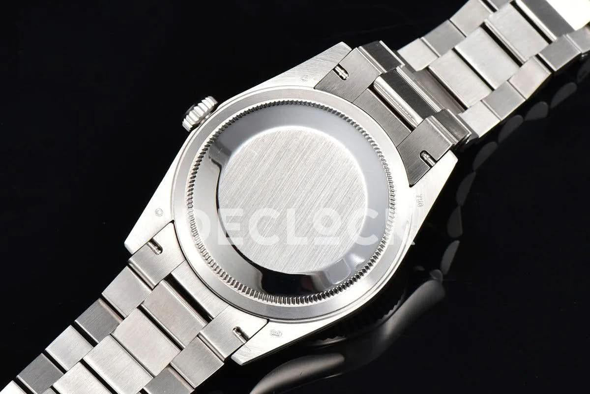 Replica Rolex Day-Date 36 128236 Lapis Lazuli Diamond Roman Dial in Platinum |  Declock.