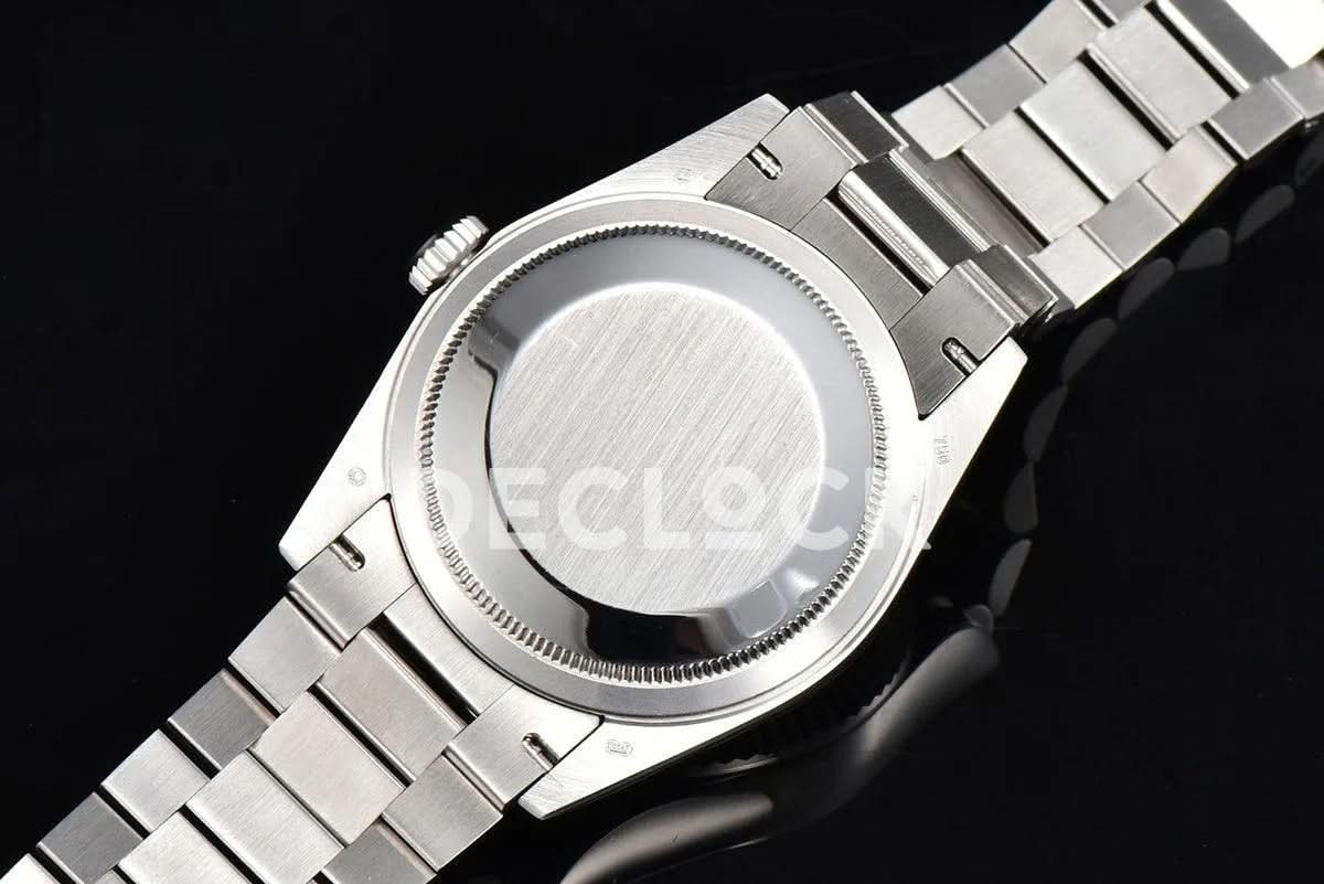 Replica Rolex Day-Date 36 128236 Pink Opal Dial with Roman Marker in Platinum