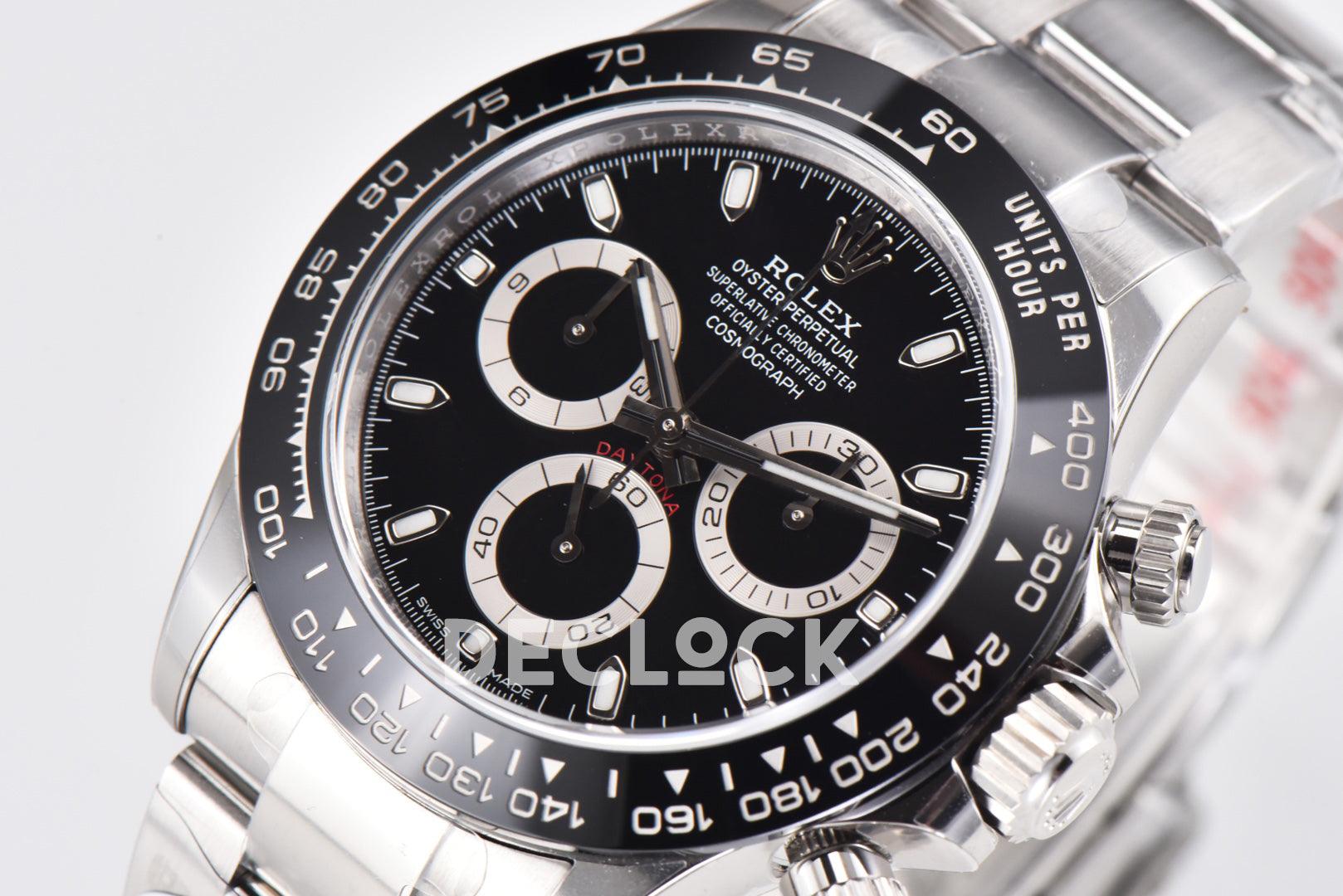 Replica Rolex Daytona 116500 Ceramic Bezel in Black Dial - Replica Watches