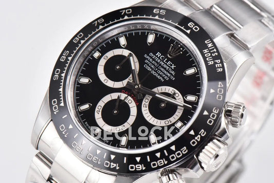 Replica Rolex Daytona 116500 Ceramic Bezel in Black Dial |  Declock.