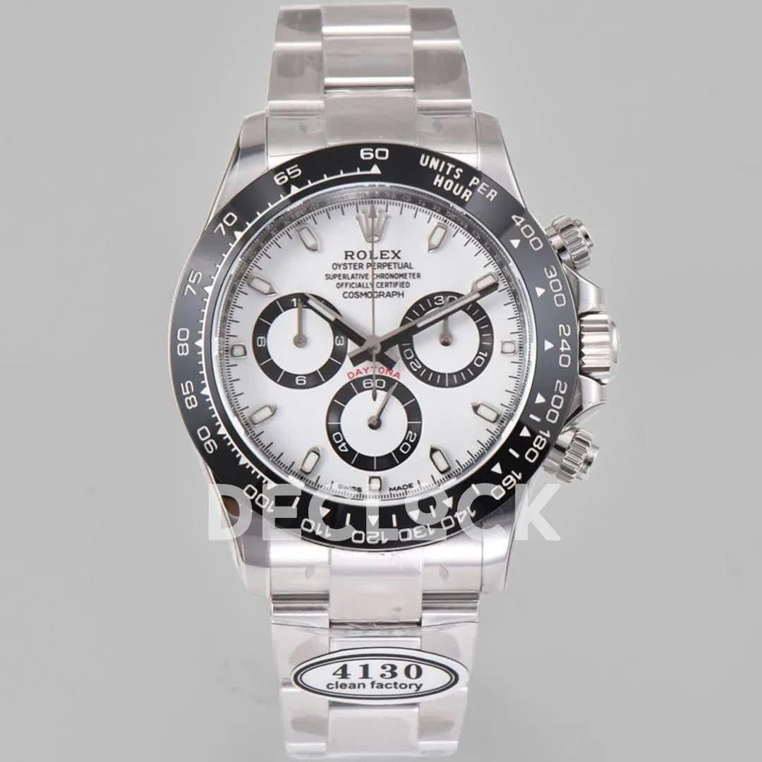 Replica Rolex Daytona 116500 Ceramic Bezel in White Dial |  Declock.
