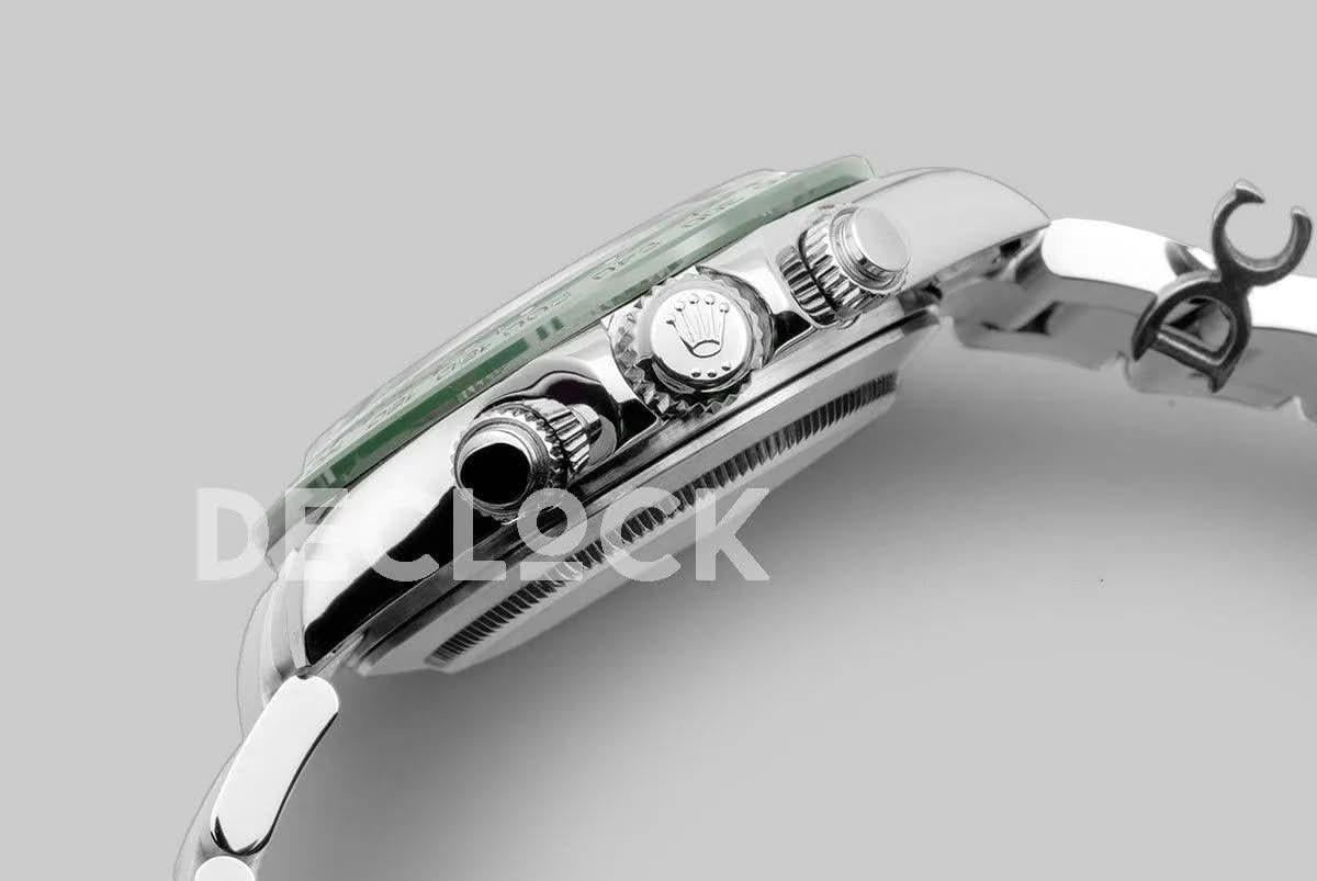 Replica Rolex Daytona 116500LV White Dial Green Bezel |  Declock.