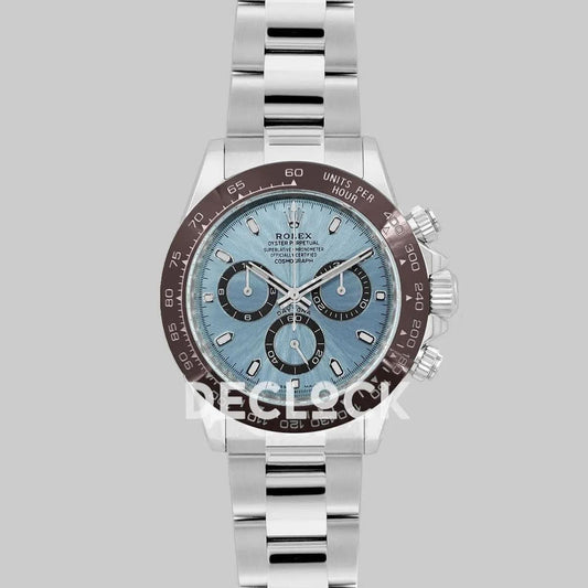 Replica Rolex Daytona 116506 Ice Blue Dial in Platinum | Declock.