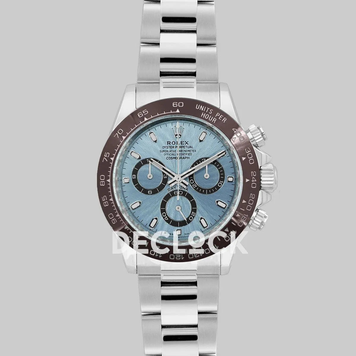 Replica Rolex Daytona 116506 Ice Blue Dial in Platinum