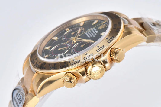 Replica Rolex Daytona 116508 Yellow Gold in Green Dial | Declock.