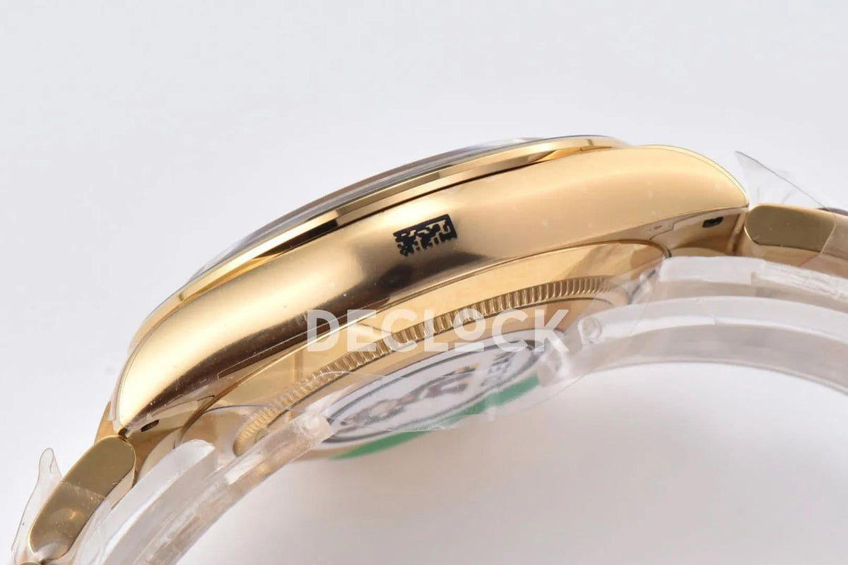 Replica Rolex Daytona 116508 Yellow Gold in Green Dial |  Declock.