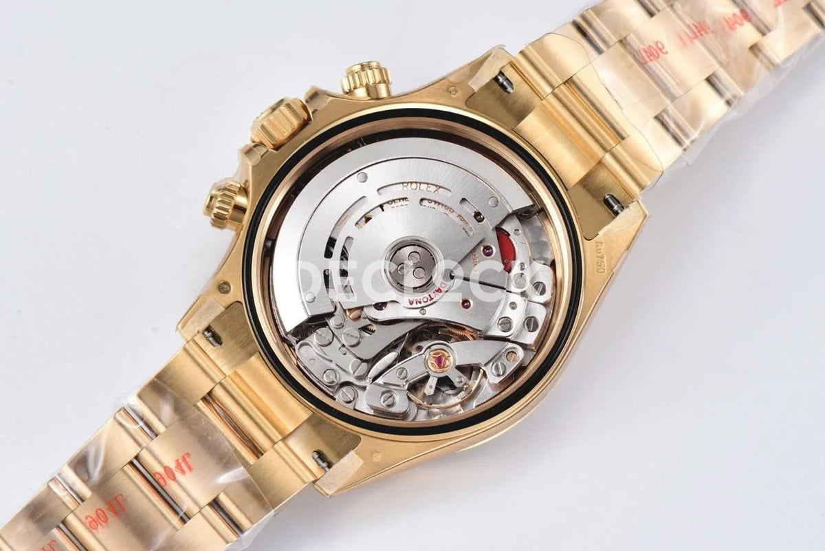 Replica Rolex Daytona 116508 Yellow Gold in Green Dial |  Declock.