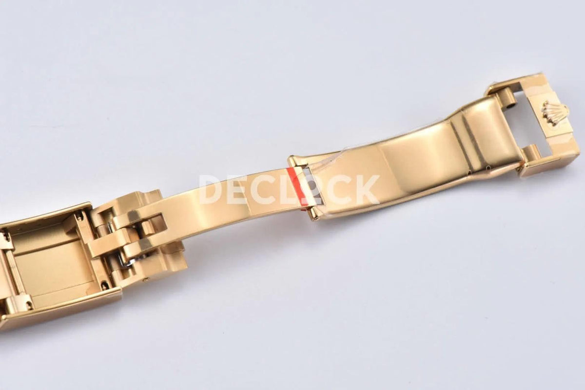 Replica Rolex Daytona 116508 Yellow Gold in Green Dial |  Declock.