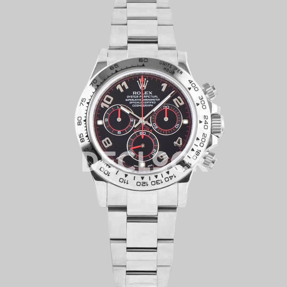 Replica Rolex Daytona 116509-0036 Black Dial in White Gold - Replica Watches