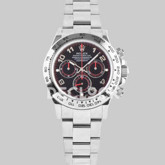 Replica Rolex Daytona 116509-0036 Black Dial in White Gold