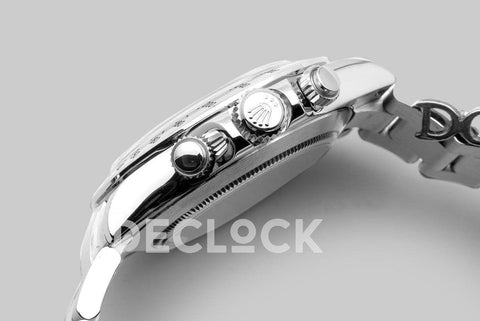 Replica Rolex Daytona 116509-0036 White Dial in White Gold - Replica Watches