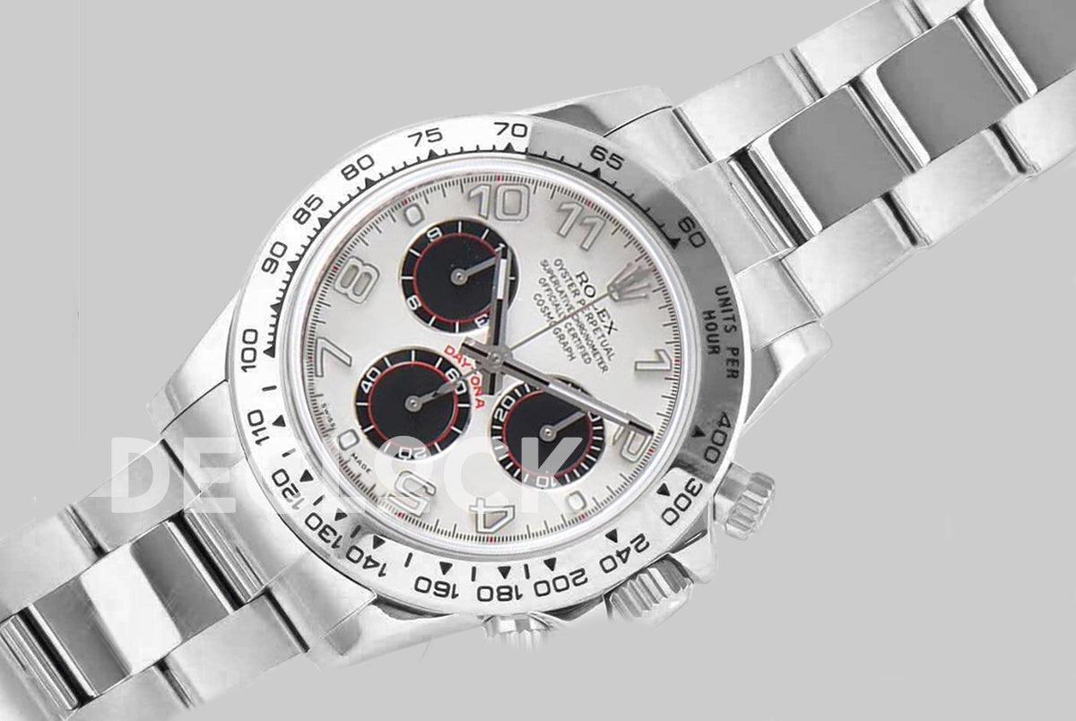 Replica Rolex Daytona 116509-0036 White Dial in White Gold - Replica Watches
