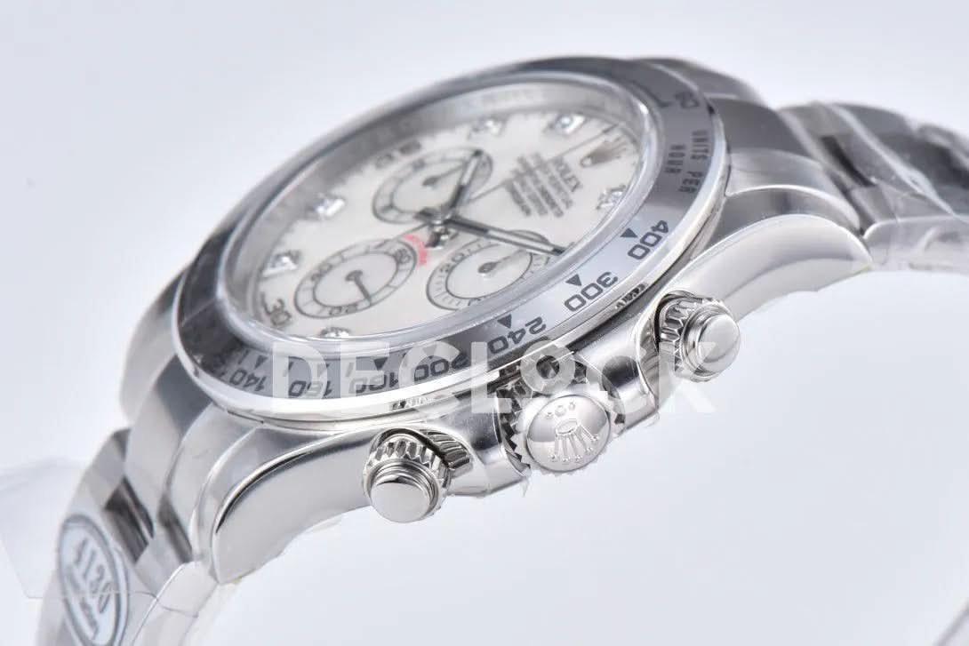 Replica Rolex Daytona 116509 White Gold in White MOP Dial |  Declock.