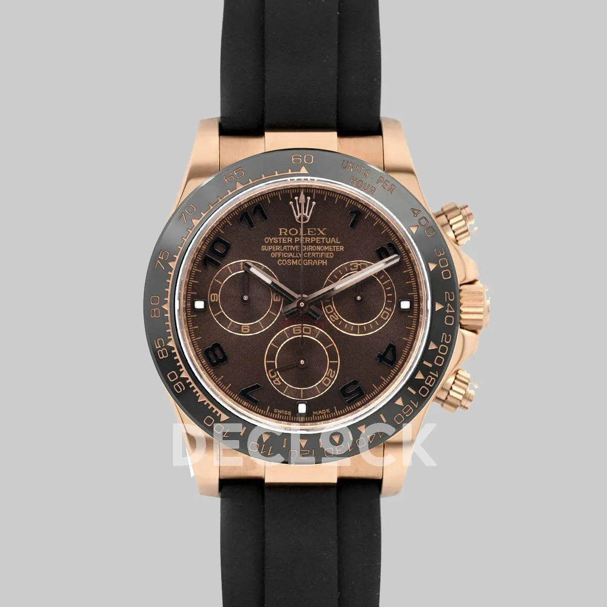 Replica Rolex Daytona 116515LN Chocolate Dial in Everose Gold