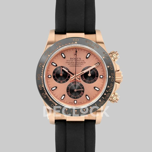 Replica Rolex Daytona 116515LN Rose Gold Dial in Everose Gold | Declock.