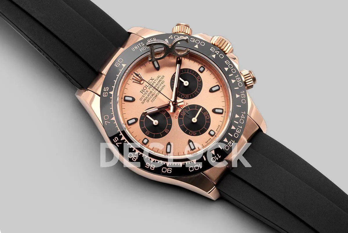 Replica Rolex Daytona 116515LN Rose Gold Dial in Everose Gold