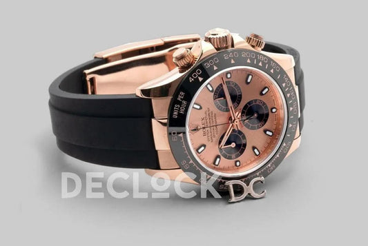 Replica Rolex Daytona 116515LN Rose Gold Dial in Everose Gold | Declock.