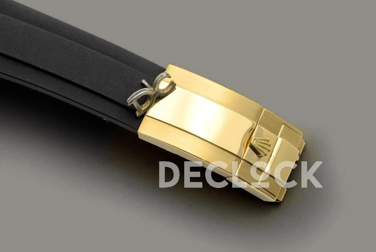 Replica Rolex Daytona 116518LN Black Dial in Yellow Gold |  Declock.