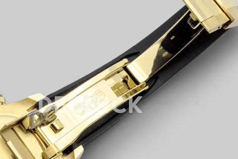 Replica Rolex Daytona 116518LN Black Dial in Yellow Gold - Replica Watches