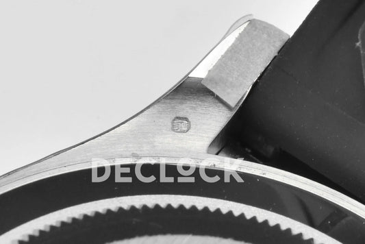 Replica Rolex Daytona 116519LN Black Dial in White Gold on Rubber Strap |  Declock.