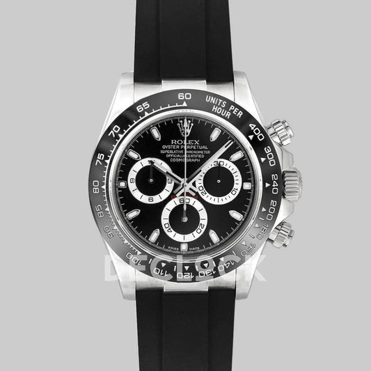 Replica Rolex Daytona 116519LN Black Dial in White Gold | Declock