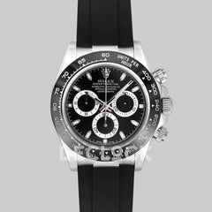 Replica Rolex Daytona 116519LN Black Dial in White Gold