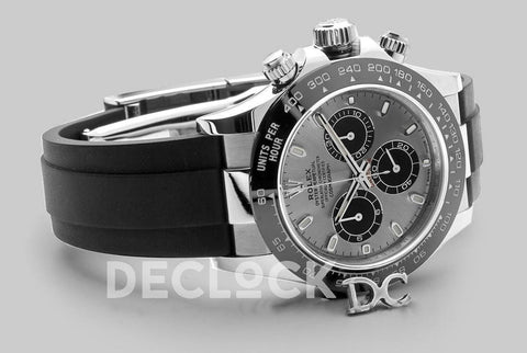 Replica Rolex Daytona 116519LN Steel and Black Dial in White Gold - Replica Watches