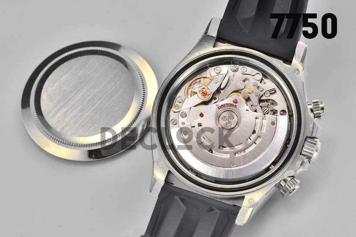 Replica Rolex Daytona 116519LN Steel and Black Dial in White Gold