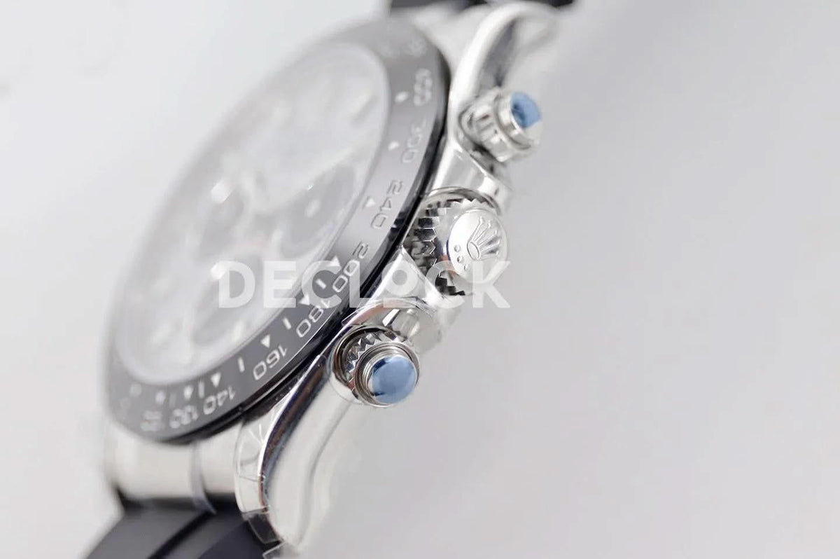 Replica Rolex Daytona 116519LN White Gold in Meteorite Dial |  Declock.