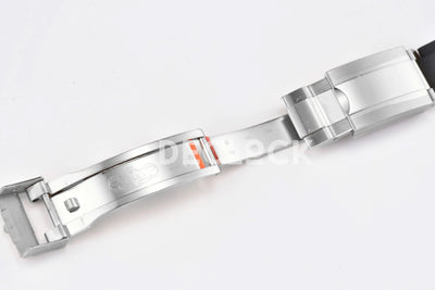 Replica Rolex Daytona 116519LN White MOP Dial in White Gold on Rubber Strap