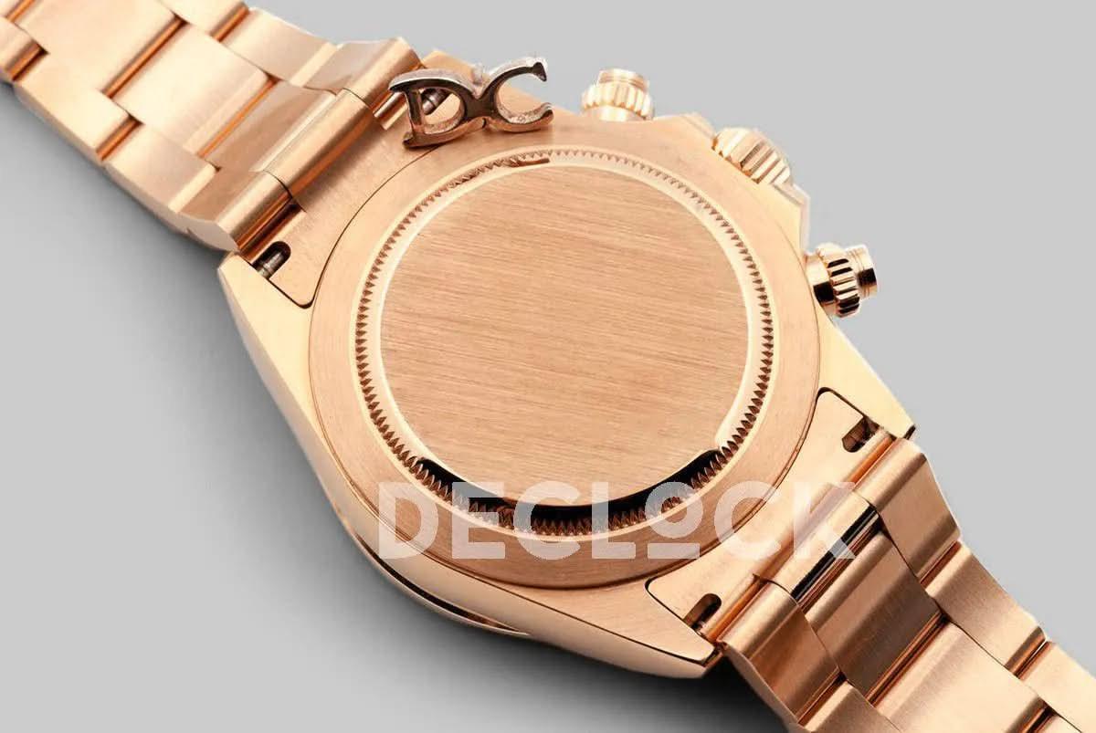 Replica Rolex Daytona 116520 Black Dial in Rose Gold |  Declock.