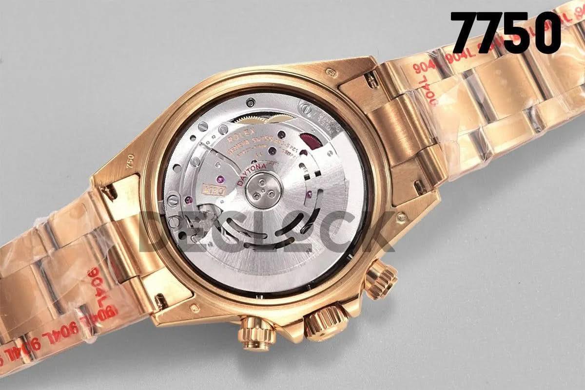 Replica Rolex Daytona 116520 Black Dial in Rose Gold |  Declock.